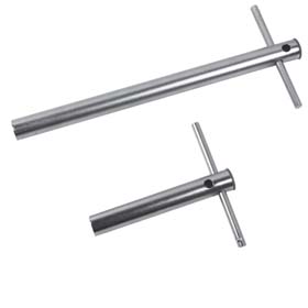T-Griff-Zündkerzenschlüssel – Rohrsteckschlüssel für Zündkerzen, Schlüsselweite 20,8 mm, Länge 160 mm